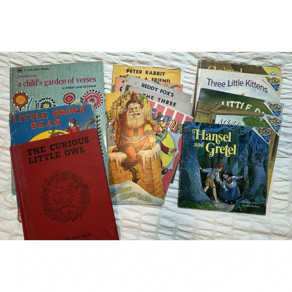 Vintage 1950s/1960s Lot Of 18  Children's Classic Story Books